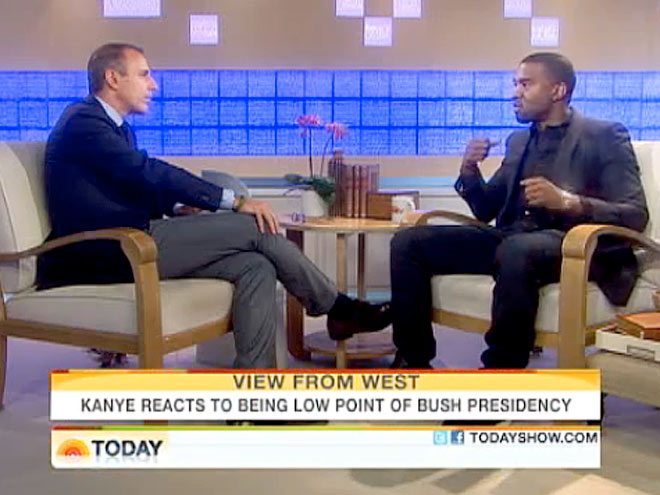 photo | Kanye West, Matt Lauer