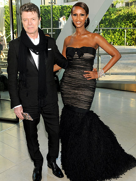 DAVID BOWIE & IMAN photo | David Bowie, Iman