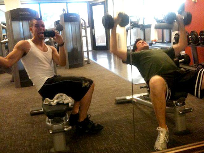 BRINGING 'FLEXY BACK' photo | Cory Monteith, Mark Salling