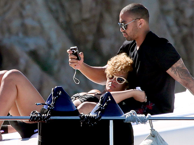 LOUNGING ON A YACHT photo | Rihanna