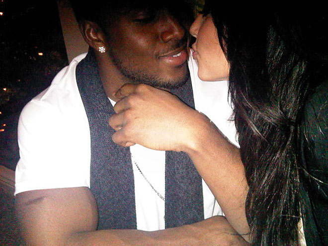 reggie bush and kim kardashian kissing. kim kardashian and reggie bush