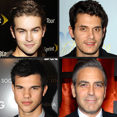 Chace Crawford, John Mayer, George Clooney and Taylor Lautner