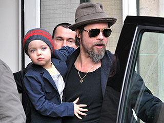 Brad Pitt Takes His Girls Clothes Shopping in Paris | Brad Pitt