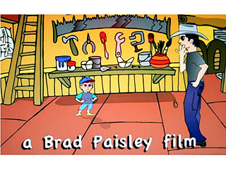 FIRST LOOK: Brad Paisley Creates Cartoon Version of Himself, Son Huck