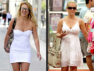 Double Take! Is Kendra Wilkinson Moving in on Britney Spears's Territory?