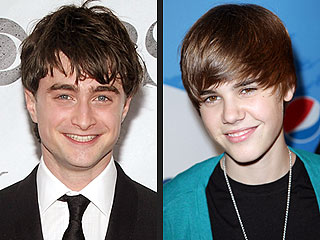 Oops! Daniel Radcliffe Mistakes Justin Bieber for a Woman