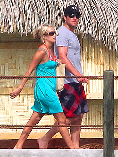 Carrie Underwood & Mike Fisher on their honeymoon Carrie Underwood & Mike Fisher