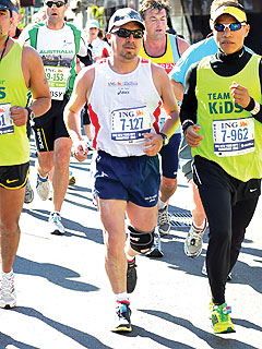 Chilean Miner Finishes N.Y.C. Marathon