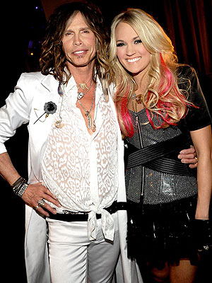 carrie underwood and steven tyler. Steven Tyler and Carrie