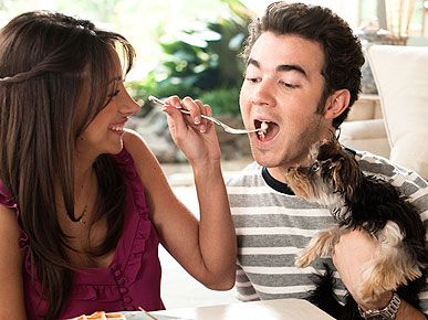 EXCLUSIVE: Kevin & Danielle Jonas Find Puppy Love with Riley