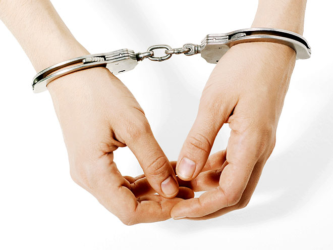 On which show did a cast member get arrested on-air?