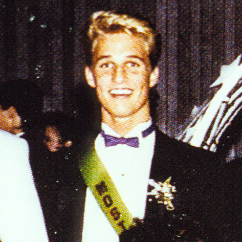 Which cover star was voted Most Handsome by his high school peers?