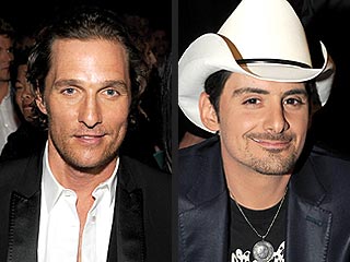 Brad Paisley Knocks Matthew McConaughey's Smooching Skills | Brad Paisley, Matthew McConaughey