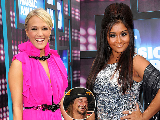 photo | Carrie Underwood, Kid Rock, Nicole Polizzi