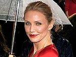 Globes' Best Accessory: An Umbrella! | Cameron Diaz