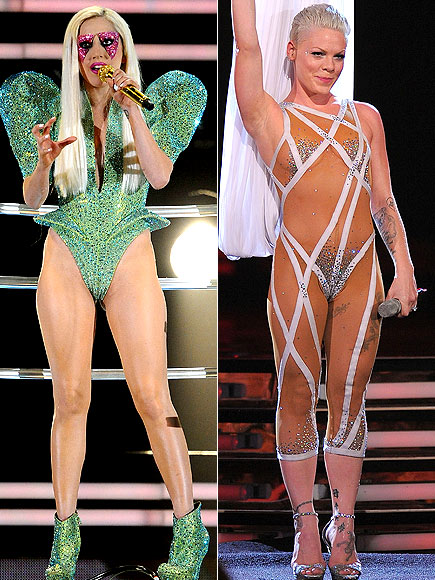 PINK: A BODYSUIT'S BEST FRIEND FOREVER photo | Grammy Awards 2010, Lady Gaga, Pink