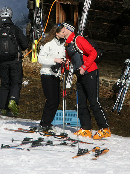 william and kate skiing photo. prince william and kate skiing