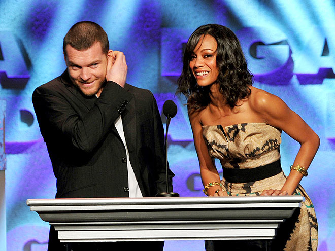 ANIMATED COSTARS photo | Sam Worthington, Zoe Saldana