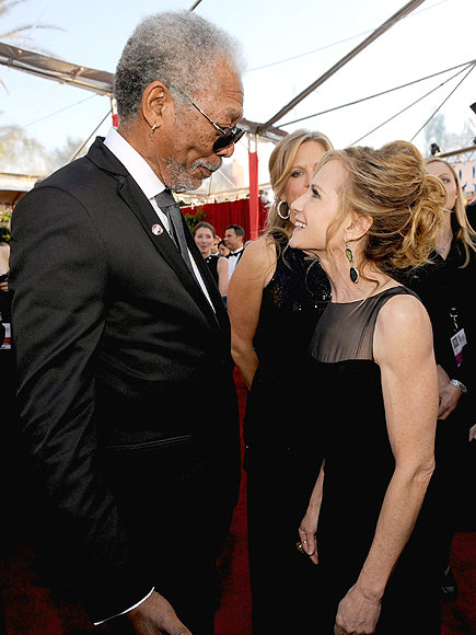 HAPPY REUNION photo | Holly Hunter, Morgan Freeman