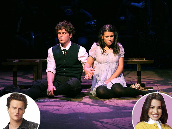 JONATHAN GROFF LEA MICHELE photo Lea Michele