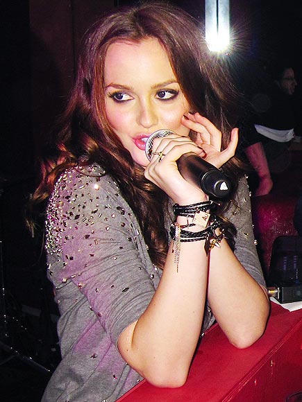 MIC CHECK photo | Leighton Meester