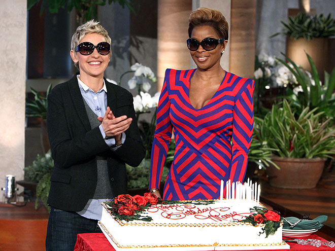 SHADY LADIES photo | Ellen DeGeneres, Mary J. Blige