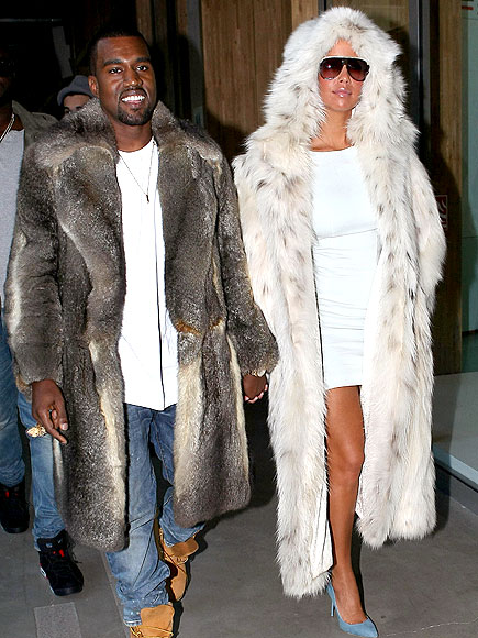 FUR FASHION'S SAKE photo | Amber Rose, Kanye West
