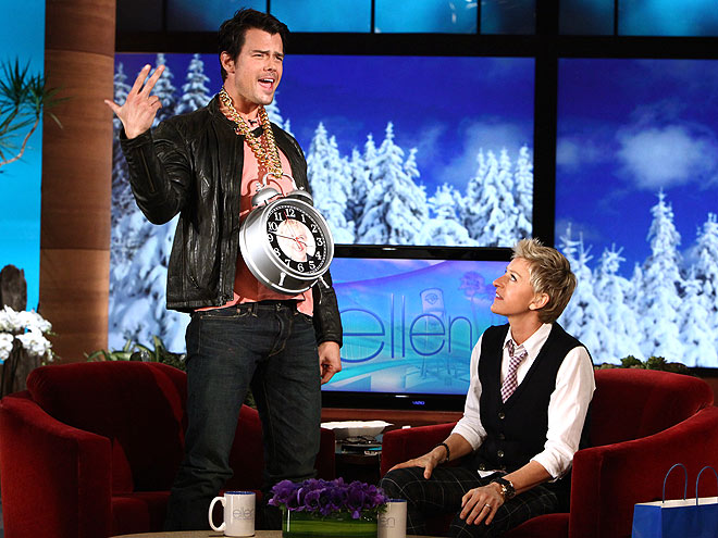 TICK TOCK photo | Ellen DeGeneres, Josh Duhamel