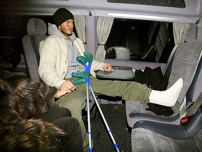 A LEG UP photo | David Beckham
