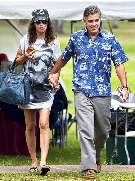 STROLL OF SOLIDARITY photo | Elisabetta Canalis, George Clooney