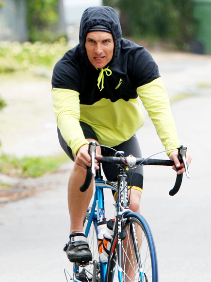 SPINNING HIS WHEELS photo | Matthew McConaughey