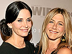 Jen Aniston & Courteney Cox Arquette Go To Dinner