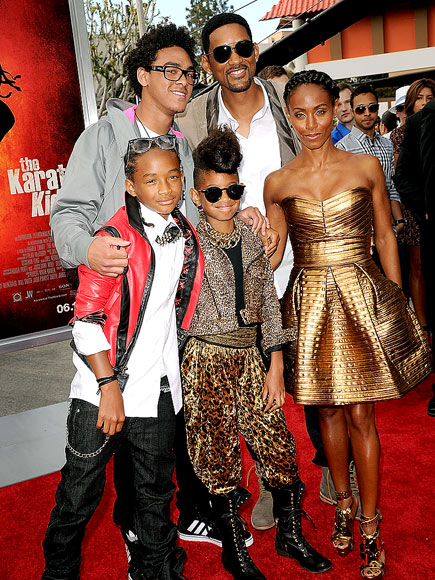 will smith and family. Jaden Smith, Will Smith