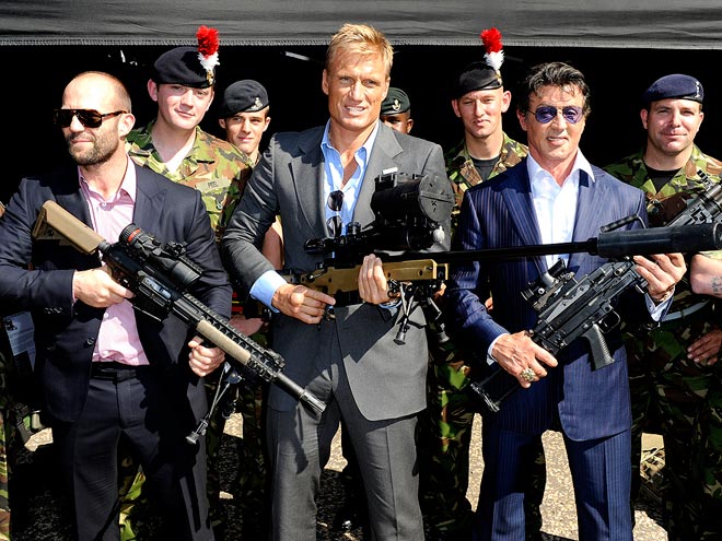 SUITS OF ARMOUR photo | Dolph Lundgren, Jason Statham, Sylvester Stallone