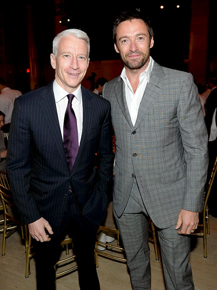 WELL-SUITED photo | Anderson Cooper, Hugh Jackman