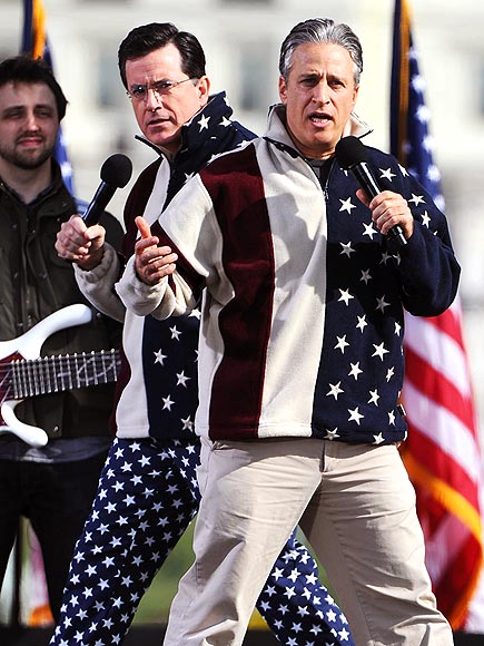 STAR POWER
 photo | Jon Stewart, Stephen Colbert