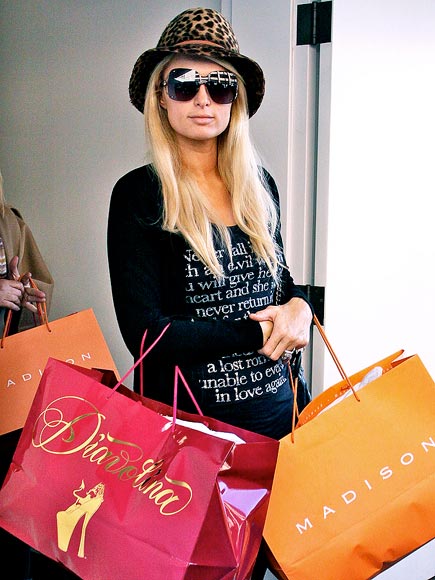 Paris Hilton - an example of why leggings are not pants