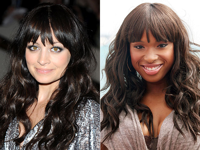 BEACHY SHAG photo | Jennifer Hudson, Nicole Richie