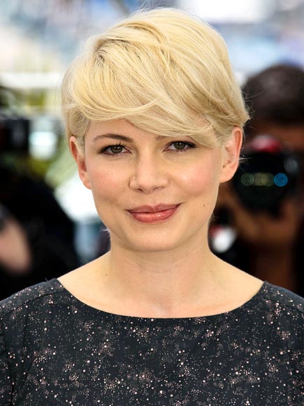 michelle williams short hair cannes. michelle williams short hair