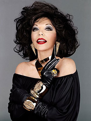 joan collins twitter. New Model Joan Collins