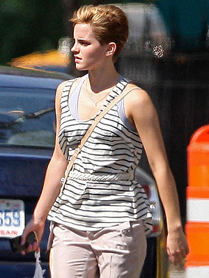 Emma Watson New Haircut. Emma Watson chopped off her