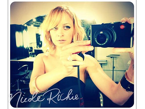 Nicole Richie Romper. Nicole Richie Swaps Brunette
