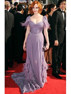 Christina Hendricks on Her Emmy Dress'I Was In Love With It'