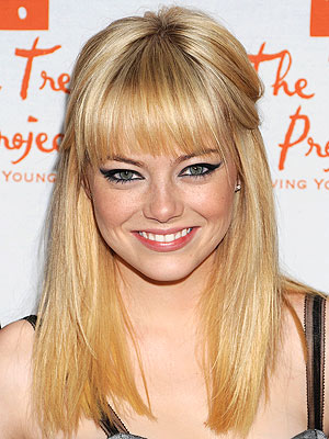 emma stone hair. Emma Stone Goes Blonde for