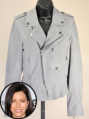 Bid on Jessica Biel's William Rast Motorcycle Jacket and More Star Coats
