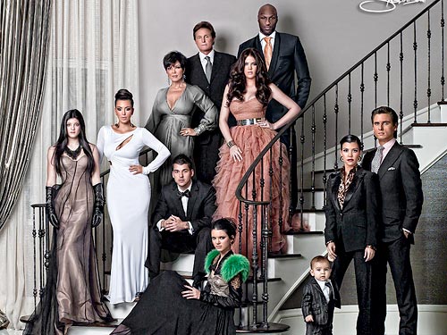 Details on the Kardashian's Haute Holiday Card