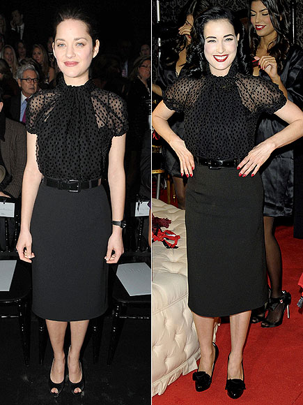 MARION VS. DITA photo | Dita Von Teese, Marion Cotillard