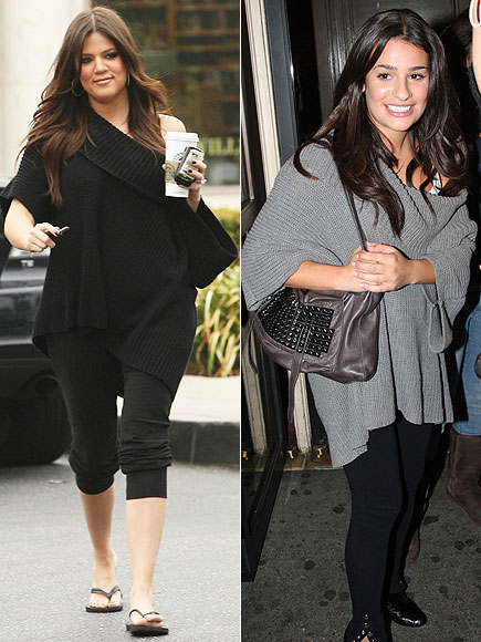 KHLOE VS. LEA photo | Khloe Kardashian, Lea Michele