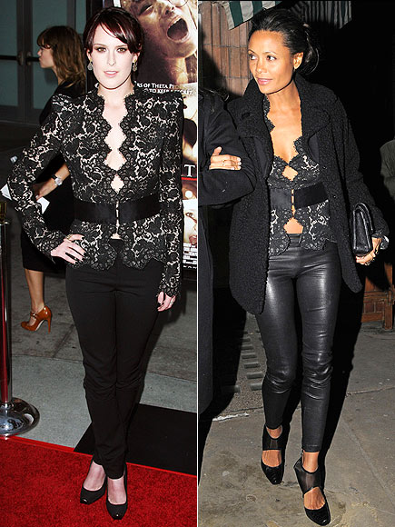 RUMER VS. THANDIE  photo | Rumer Willis, Thandie Newton