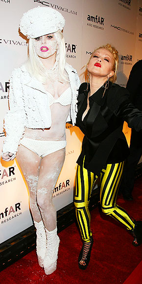 LADY GAGA & CYNDI LAUPER photo | Lady Gaga